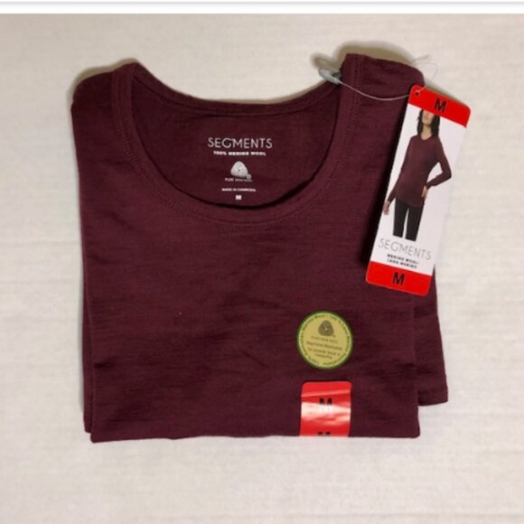 Seg’ments 100% Merino Wool Top / Base Layer Medium - Picture 4 of 6